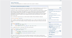Desktop Screenshot of blog.mavrinac.com